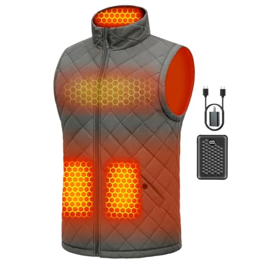 Heated Vest Battery - Wulcea Graphene Heated Vest For Men
