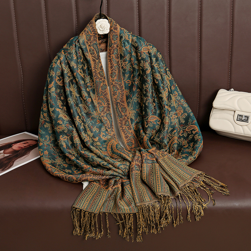 Shawl Wrap Winter - 2024 Luxury Brand Cashmere Women Scarf