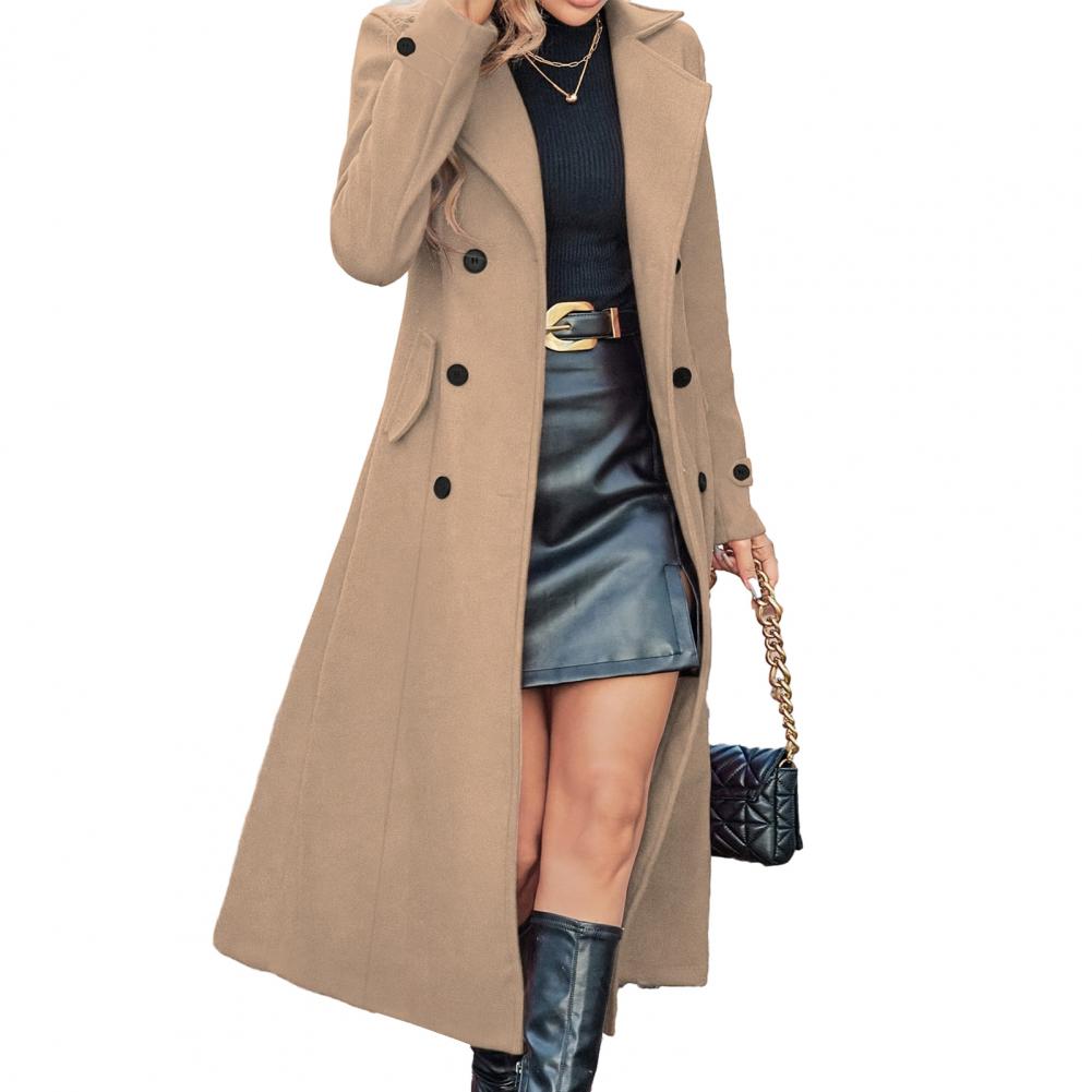 Women Winter Overcoat Women's  - Wool Coat Peacoat บทวิจารณ์และราคา