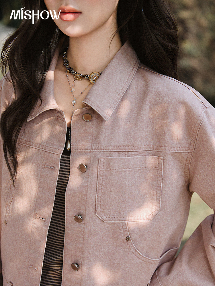 MISHOW Lapel Collar 100 Cotton - Down Jacket Packable บทวิจารณ์และราคา