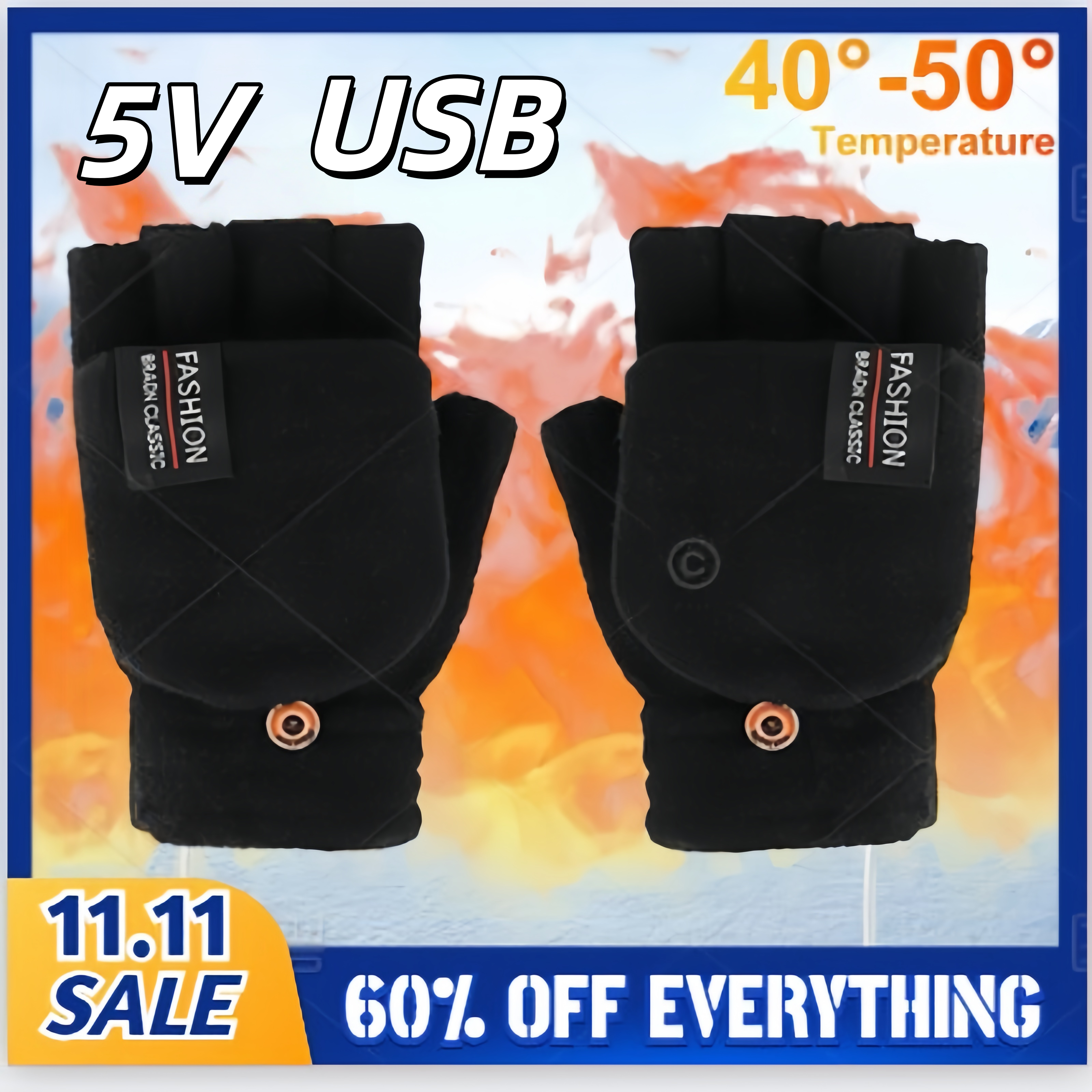 Electric USB Heating Gloves Ha - Hand Warmer Electric บทวิจารณ์และราคา