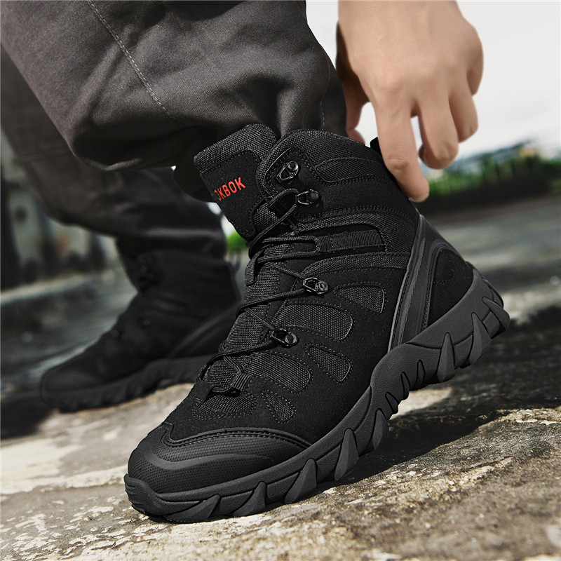 Men New Tactical Boots Trainin - Waterproof Winter Boot บทวิจารณ์และราคา