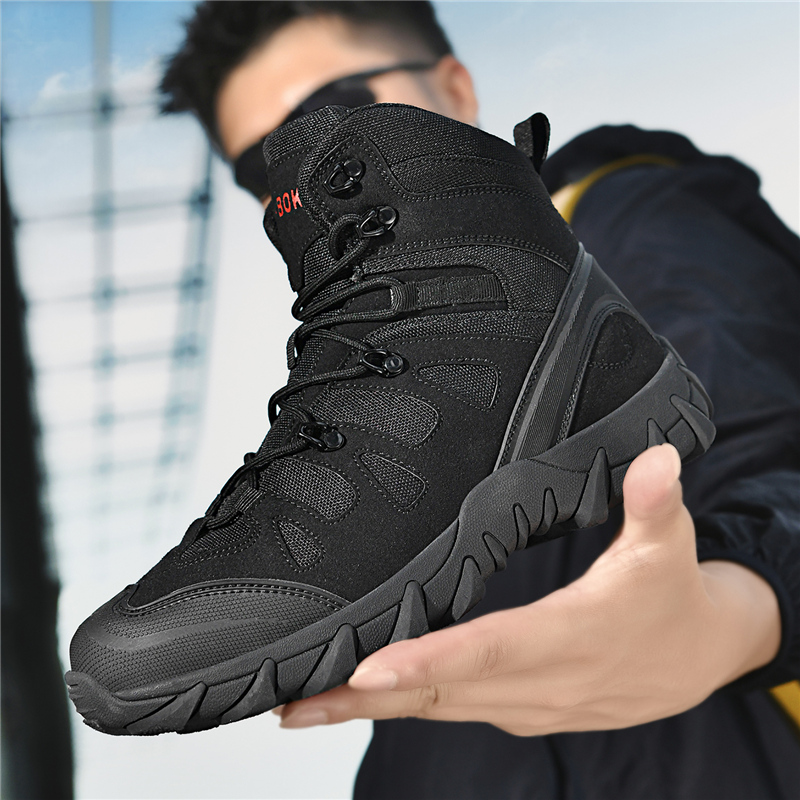 Men New Tactical Boots Trainin - Waterproof Winter Boot บทวิจารณ์และราคา