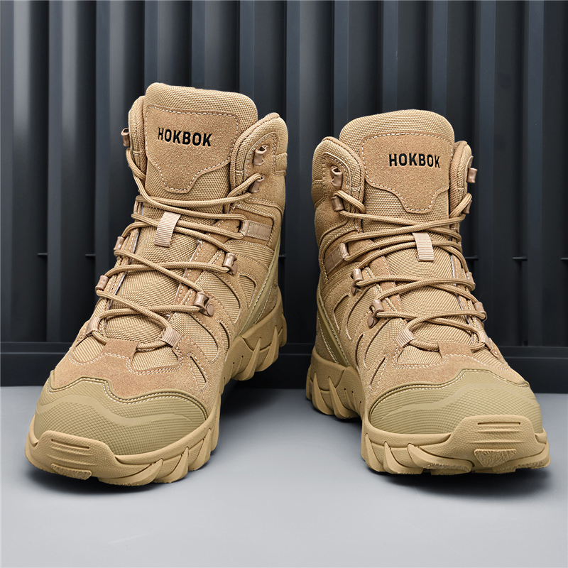 Men New Tactical Boots Trainin - Waterproof Winter Boot บทวิจารณ์และราคา
