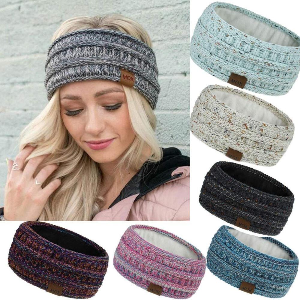 Fashion Stretch Thick Fuzzy Ea - Fleece Ear Warmer Band บทวิจารณ์และราคา