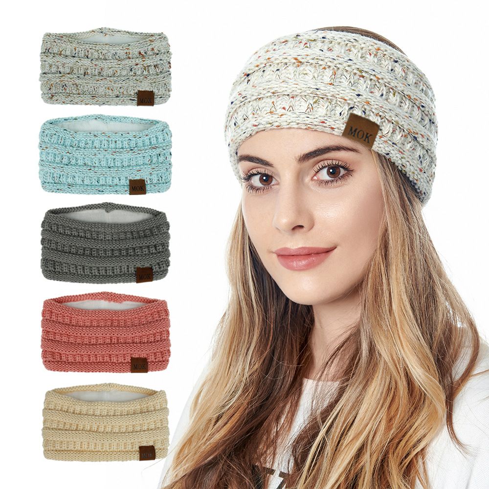 Fashion Stretch Thick Fuzzy Ea - Fleece Ear Warmer Band บทวิจารณ์และราคา