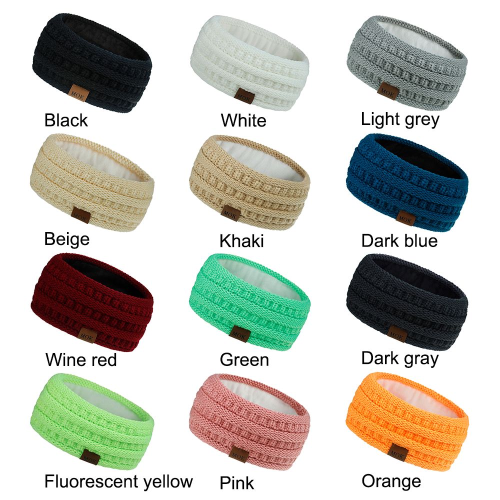 Fashion Stretch Thick Fuzzy Ea - Fleece Ear Warmer Band บทวิจารณ์และราคา