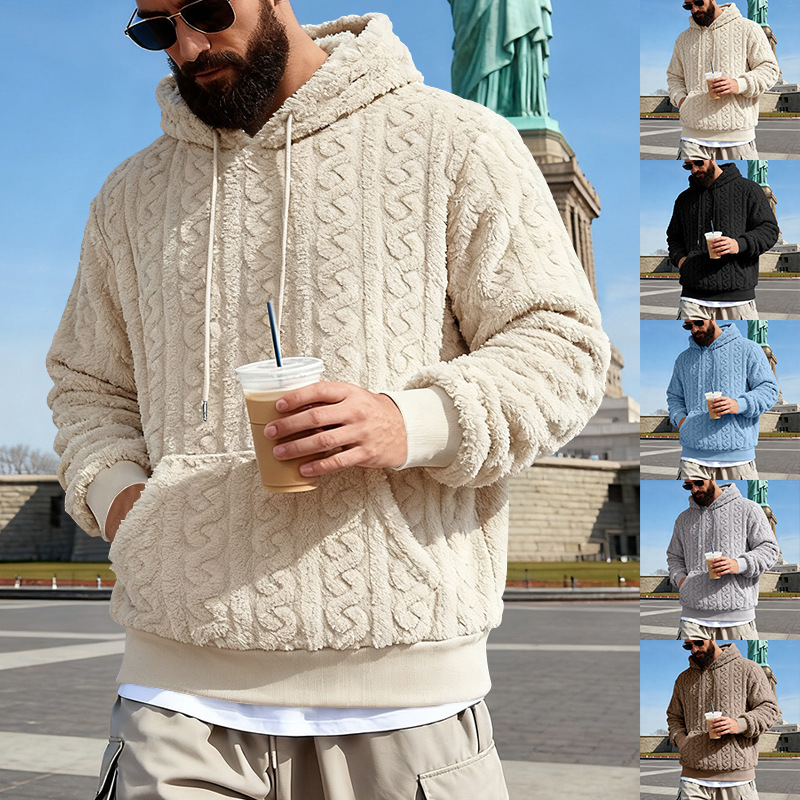 Men's Fleece Hoodie Winter War - Sherpa Hoodie Fleece บทวิจารณ์และราคา