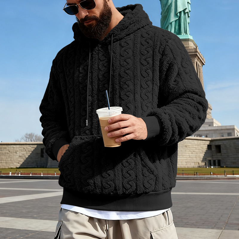 Men's Fleece Hoodie Winter War - Sherpa Hoodie Fleece บทวิจารณ์และราคา