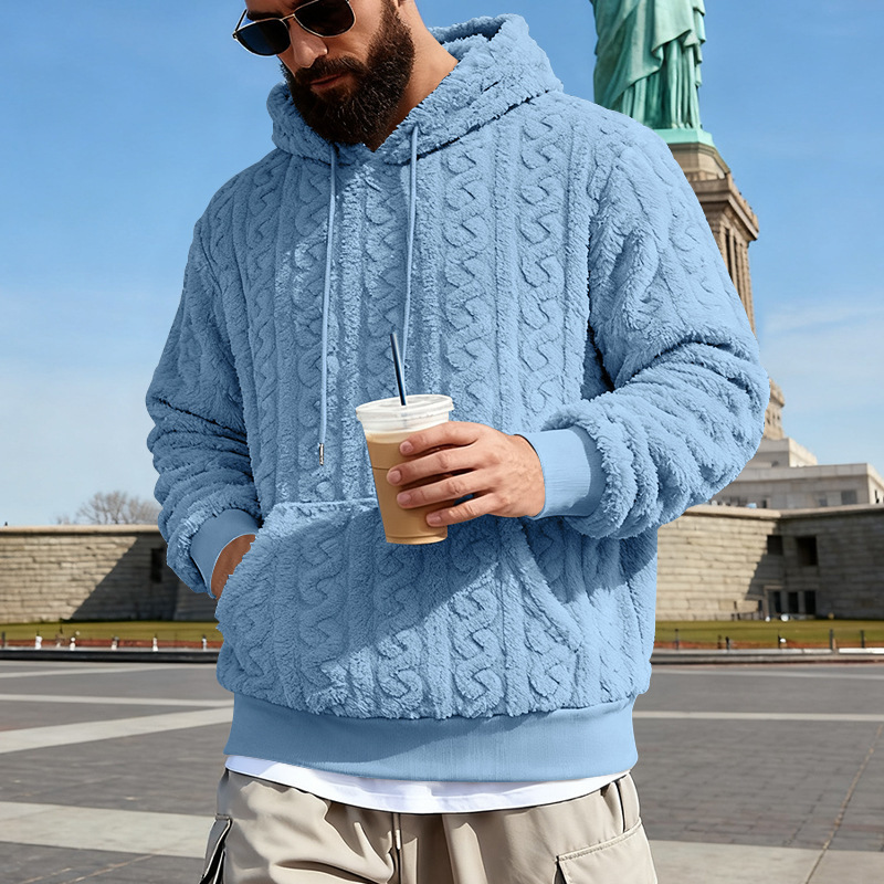 Men's Fleece Hoodie Winter War - Sherpa Hoodie Fleece บทวิจารณ์และราคา