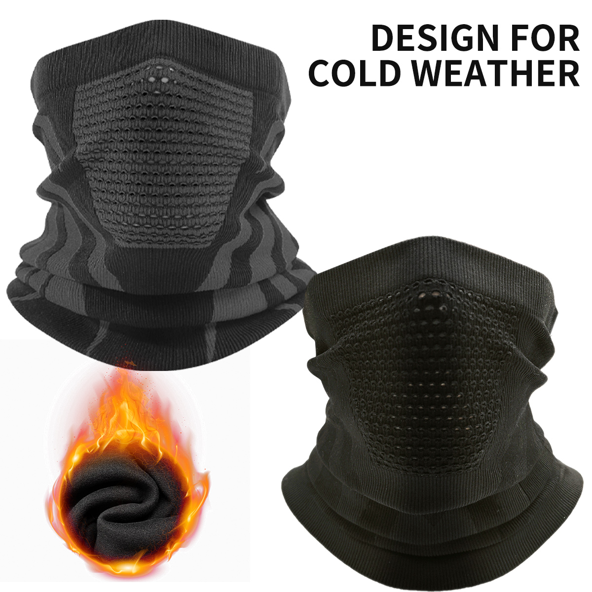 Winter Neck Warmer Gaiter Warm - Neck Gaiter Fleece บทวิจารณ์และราคา