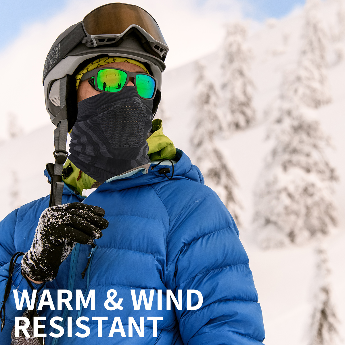 Winter Neck Warmer Gaiter Warm - Neck Gaiter Fleece บทวิจารณ์และราคา