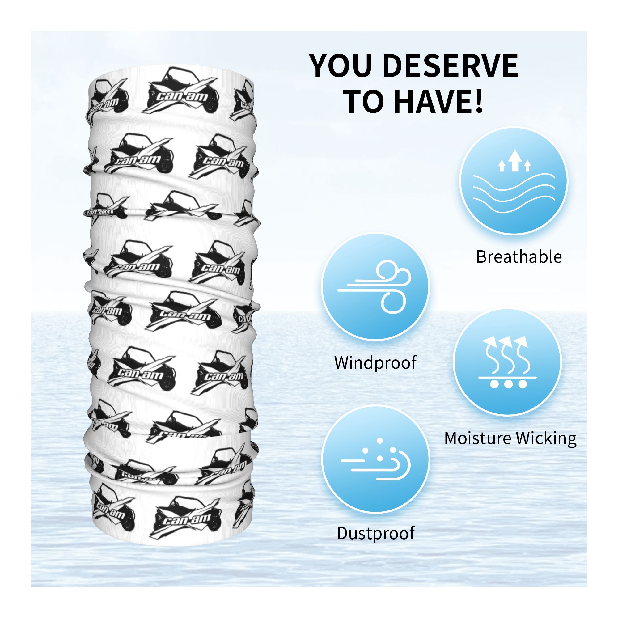 Custom Can Am Bandana Winter N - Neck Gaiter Fleece บทวิจารณ์และราคา