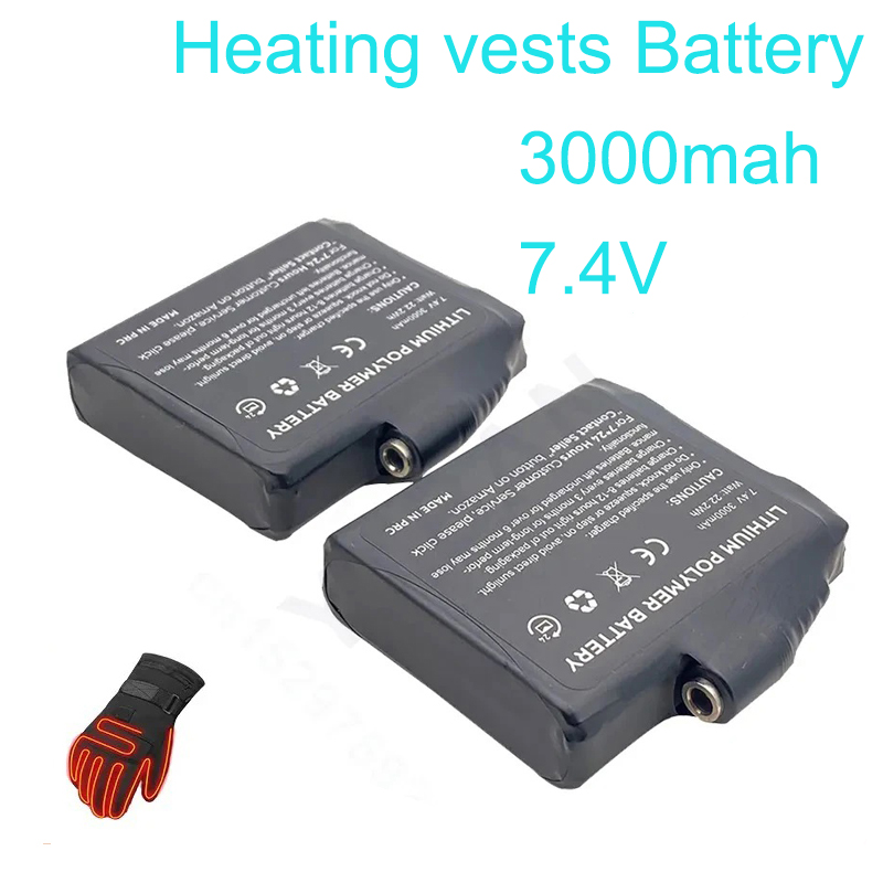 Gloves Battery 7.4V 3000mah Po - Heated Vest Battery บทวิจารณ์และราคา