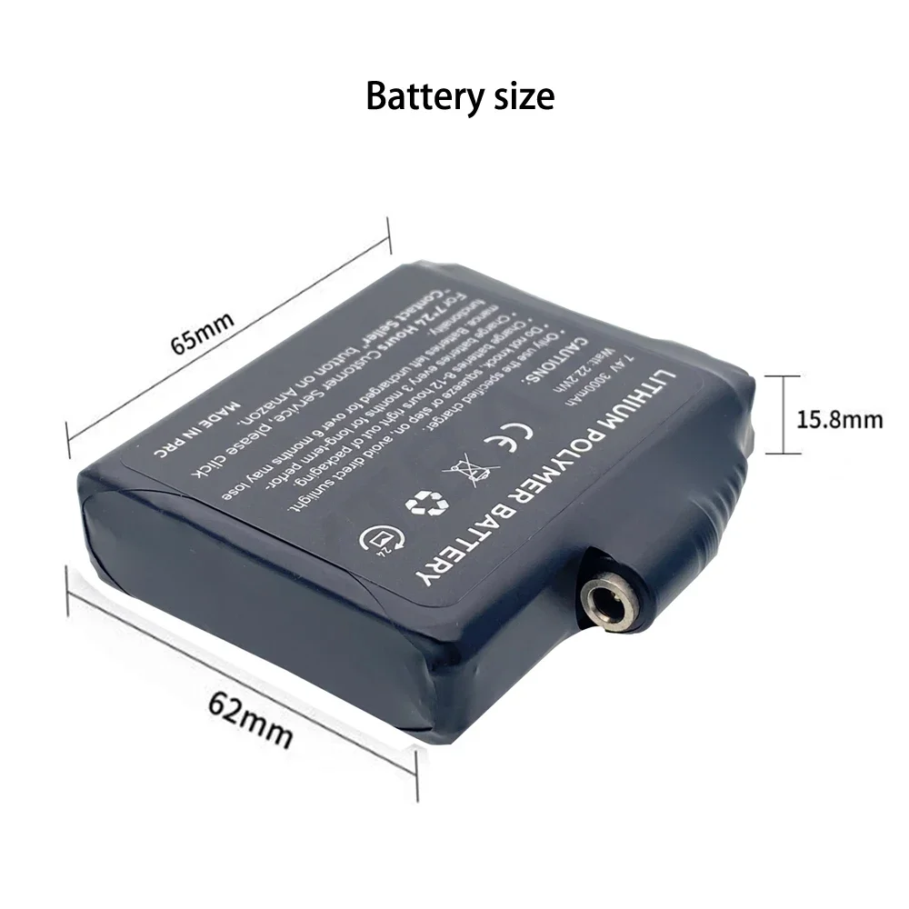 Gloves Battery 7.4V 3000mah Po - Heated Vest Battery บทวิจารณ์และราคา