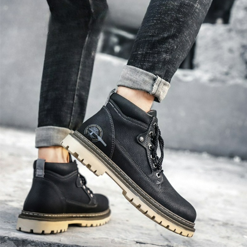 Men's Boots High-Top Casual Sh - Waterproof Winter Boot บทวิจารณ์และราคา