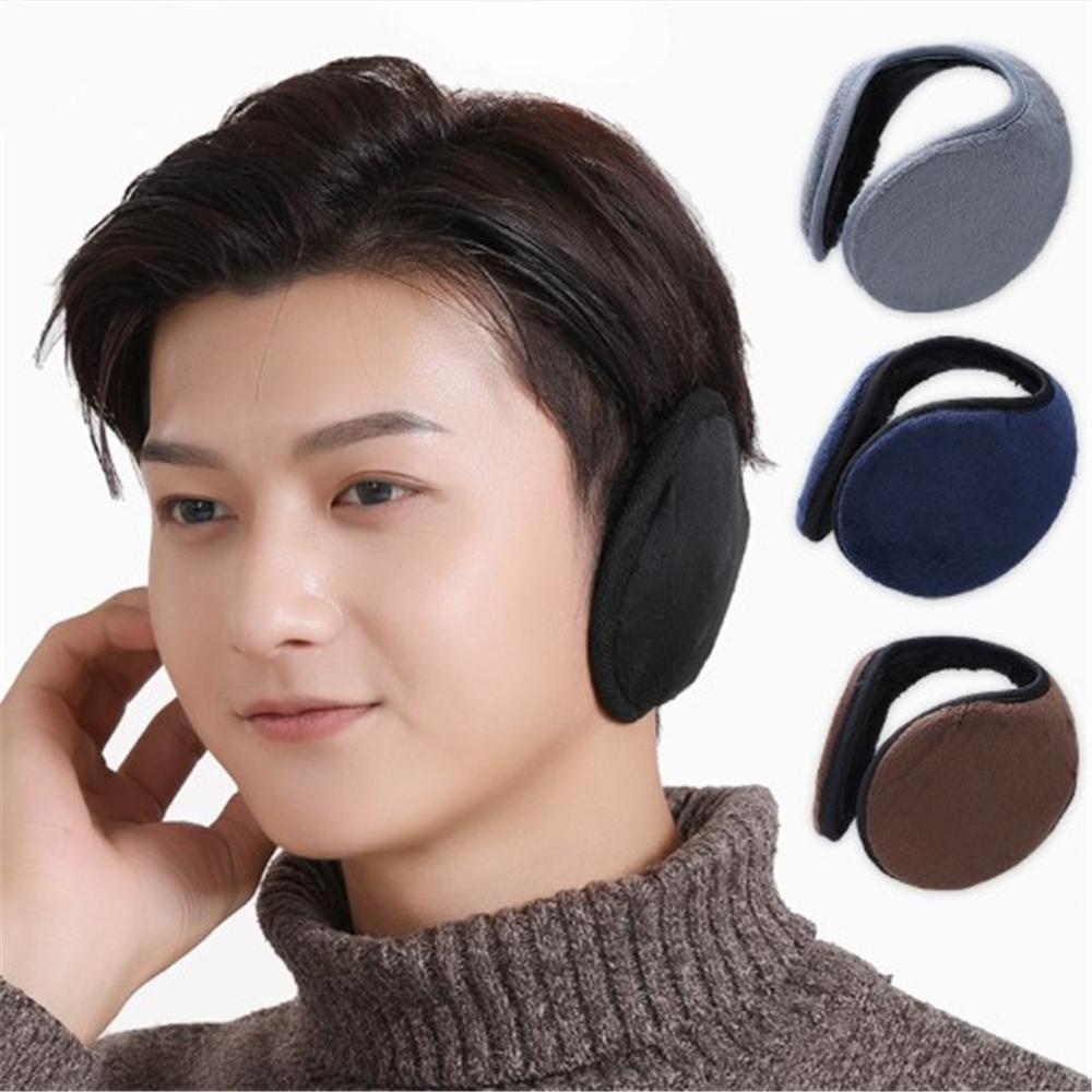 Winter Men's Earmuffs Ear Warm - Winter Headband Fleece บทวิจารณ์และราคา