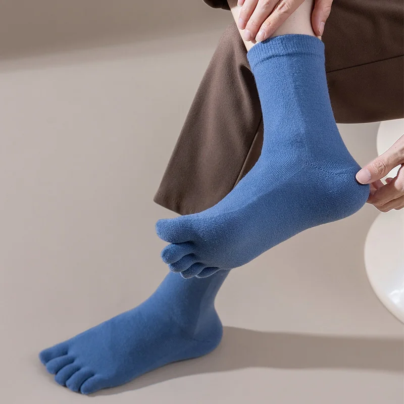 Mans Wool Five Finger Socks Sh - Thermal Sock Wool บทวิจารณ์และราคา