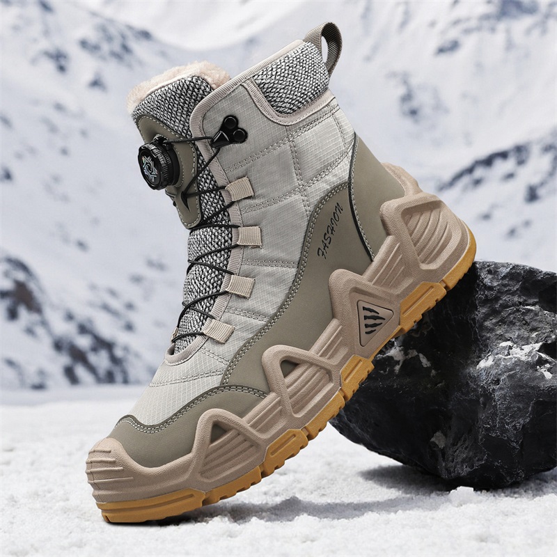 Warm Fur Outdoor Mens Combat T - Waterproof Winter Boot บทวิจารณ์และราคา