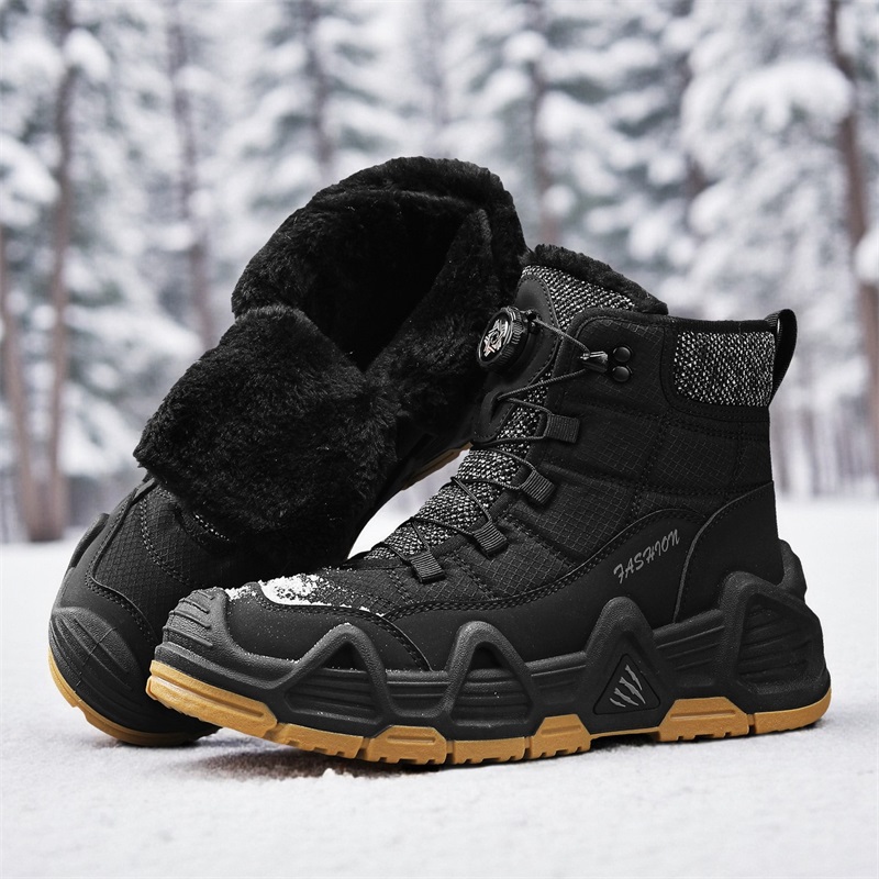 Warm Fur Outdoor Mens Combat T - Waterproof Winter Boot บทวิจารณ์และราคา