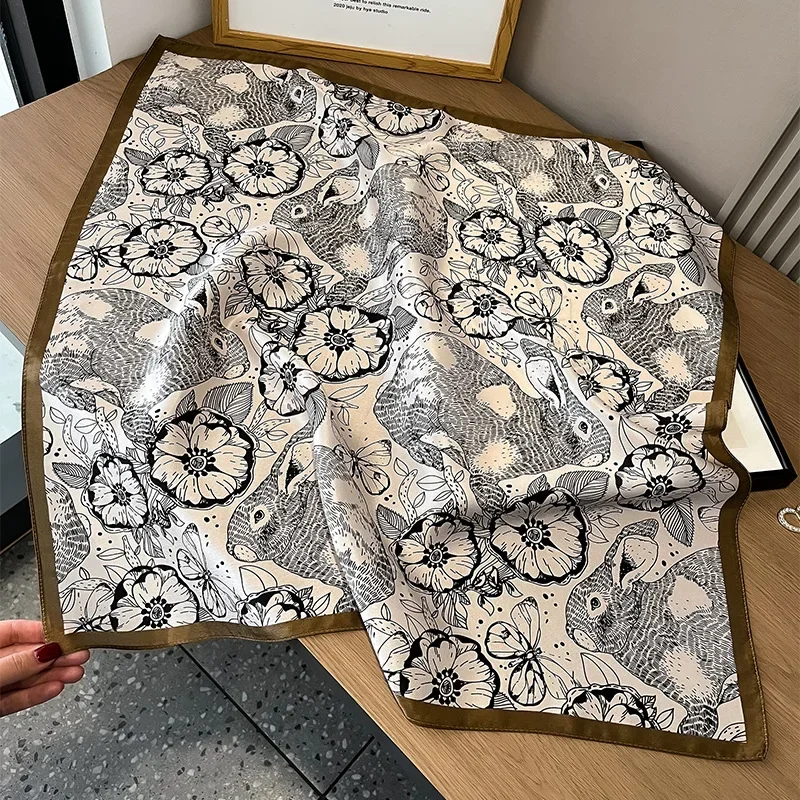 100% Silk Square For Women Cla - Shawl Wrap Winter บทวิจารณ์และราคา