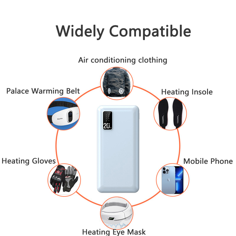 7.4V DC Heated Vest Power Bank - Heated Vest Battery บทวิจารณ์และราคา