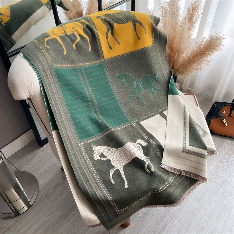Luxury Scarf Women Winter Cash - Cashmere Pashmina Wrap บทวิจารณ์และราคา