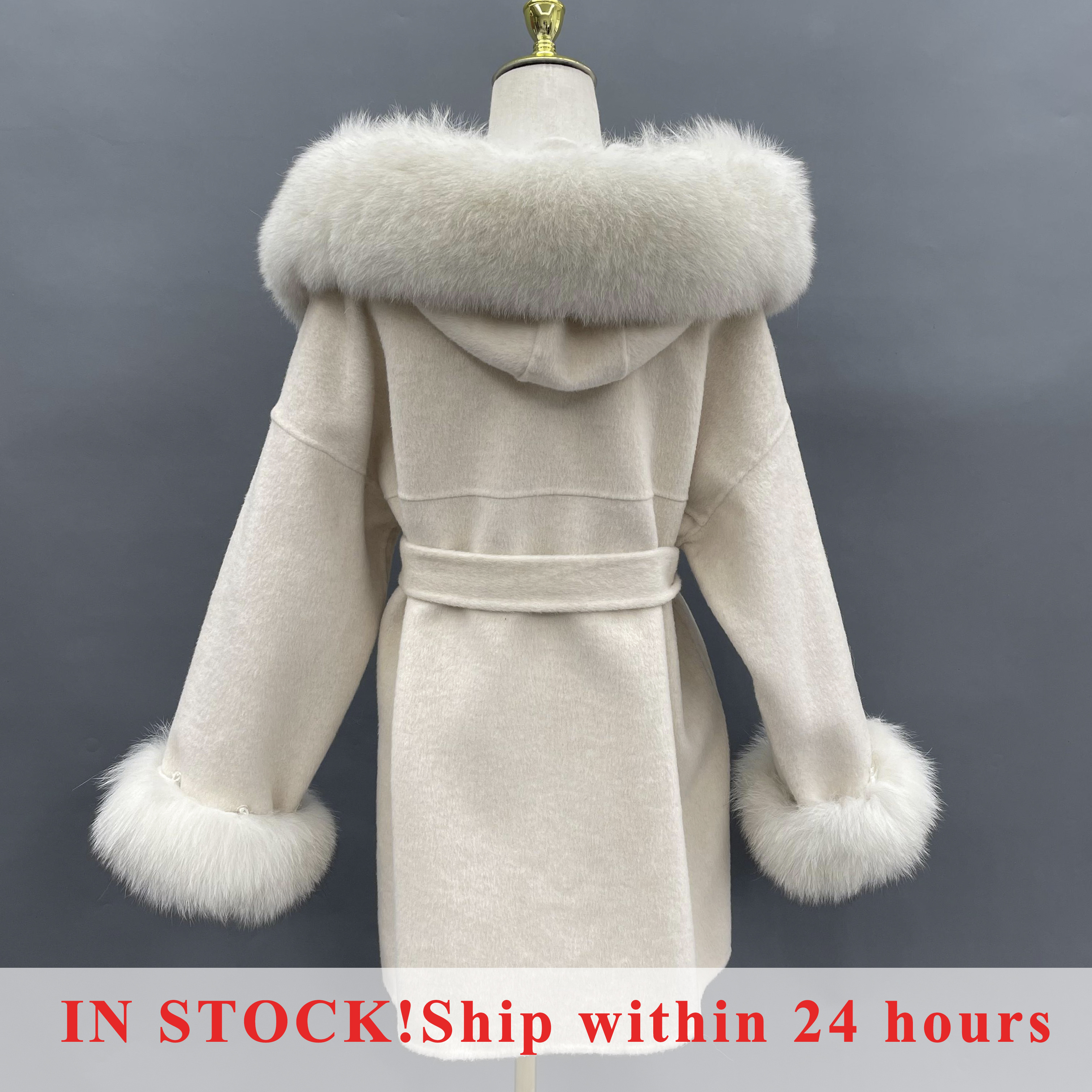 MISSJANEFUR Wool Coat with Rea - Wool Coat Peacoat บทวิจารณ์และราคา