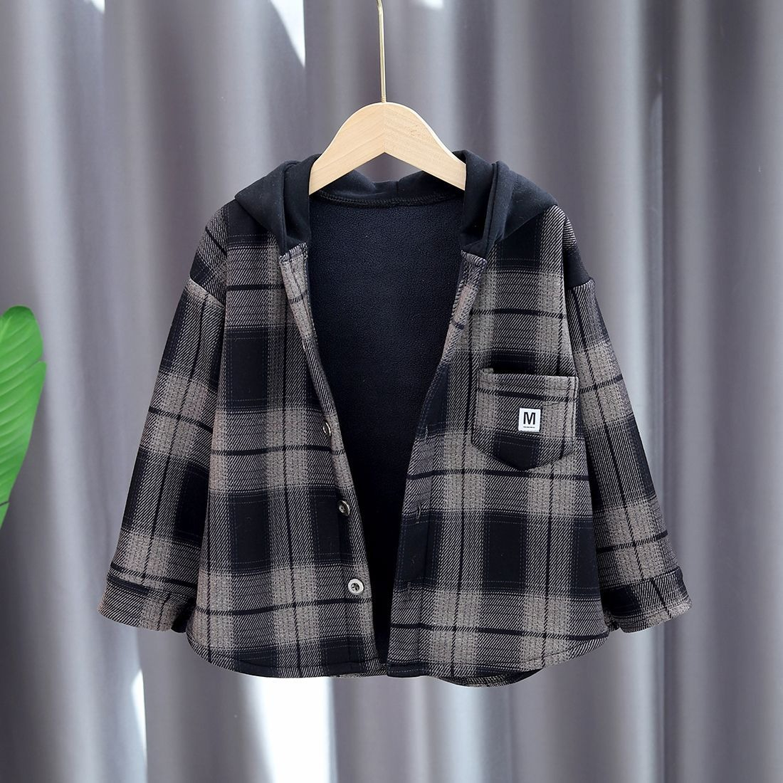 2025 New Boys Autumn Winter Fl - Flannel Shirt Lined บทวิจารณ์และราคา