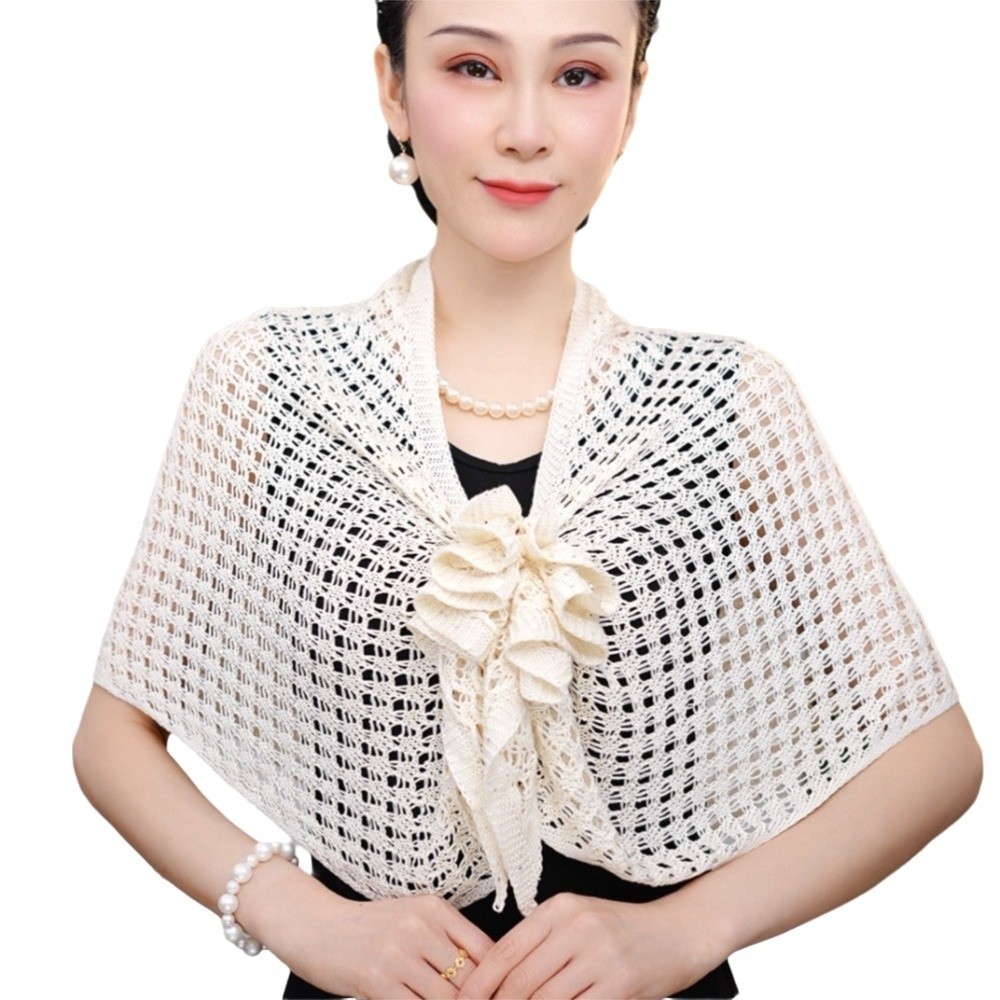 Sparkly Design Hollow Out Card - Shawl Wrap Winter บทวิจารณ์และราคา