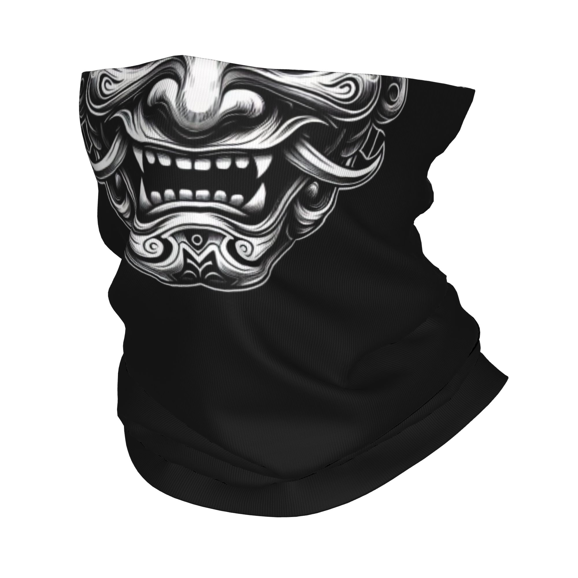 Custom Samurai Oni Demon Banda - Neck Gaiter Fleece บทวิจารณ์และราคา