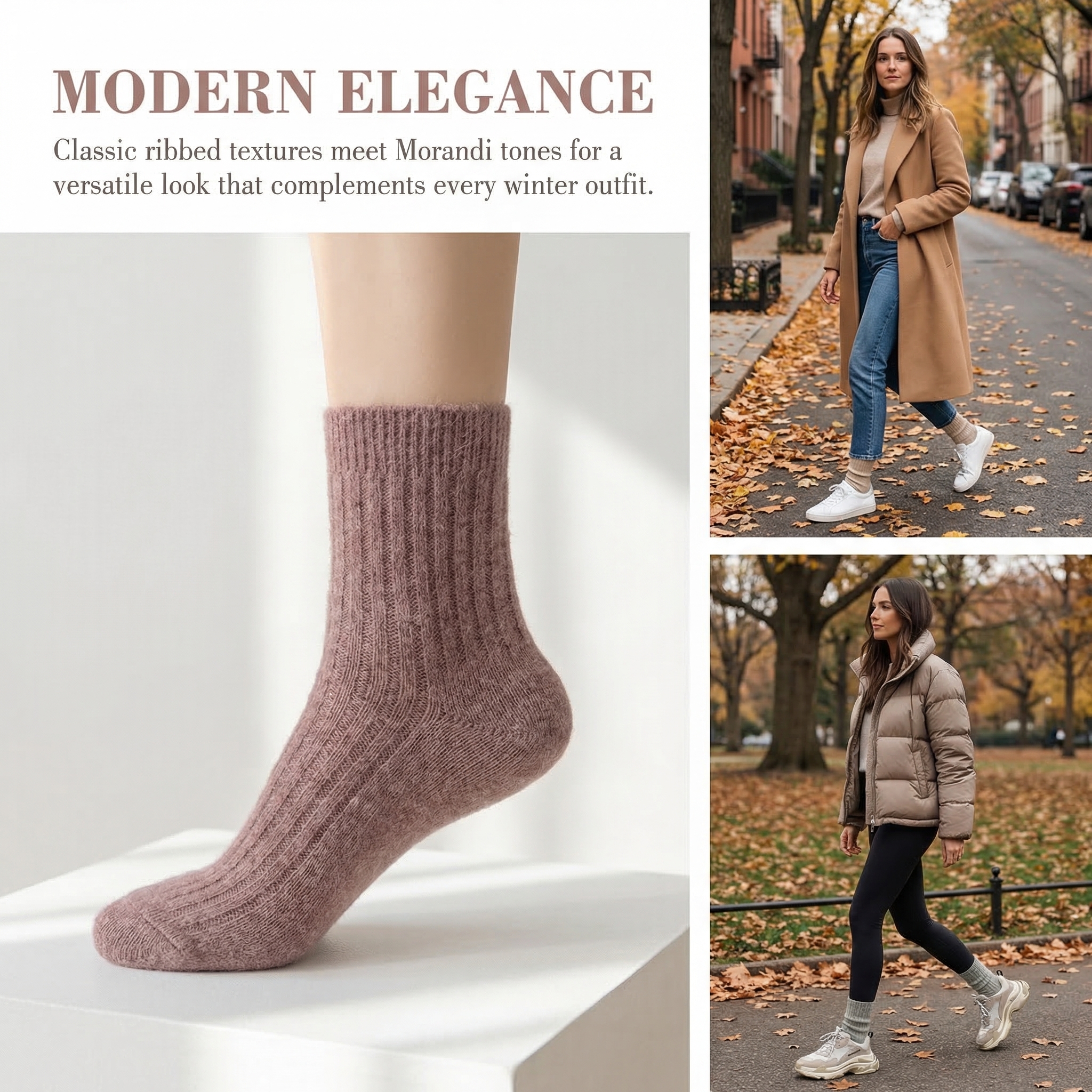 Wool Socks Women's Female Wint - Thermal Sock Wool บทวิจารณ์และราคา