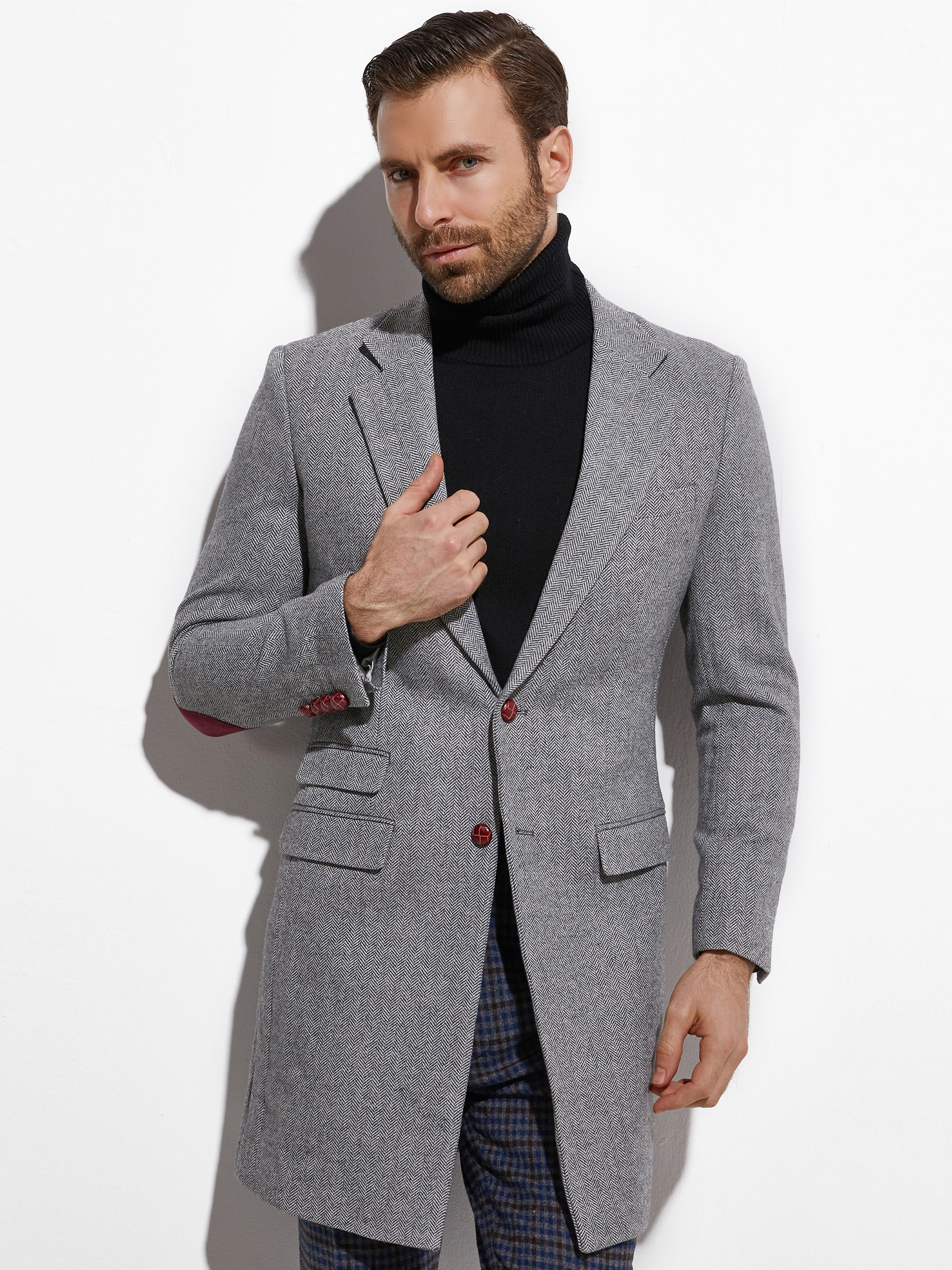 2026 Medium Length Spring Autu - Wool Coat Peacoat บทวิจารณ์และราคา