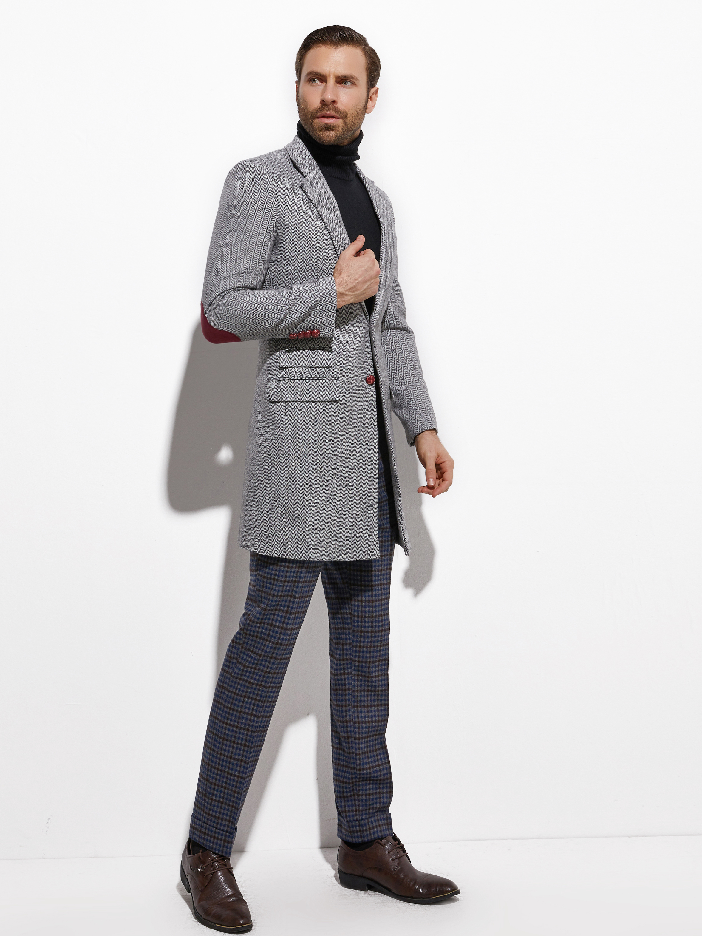 2026 Medium Length Spring Autu - Wool Coat Peacoat บทวิจารณ์และราคา