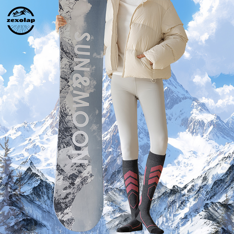 ZEXOLAP Merino Wool Ski Socks, - Thermal Sock Wool บทวิจารณ์และราคา