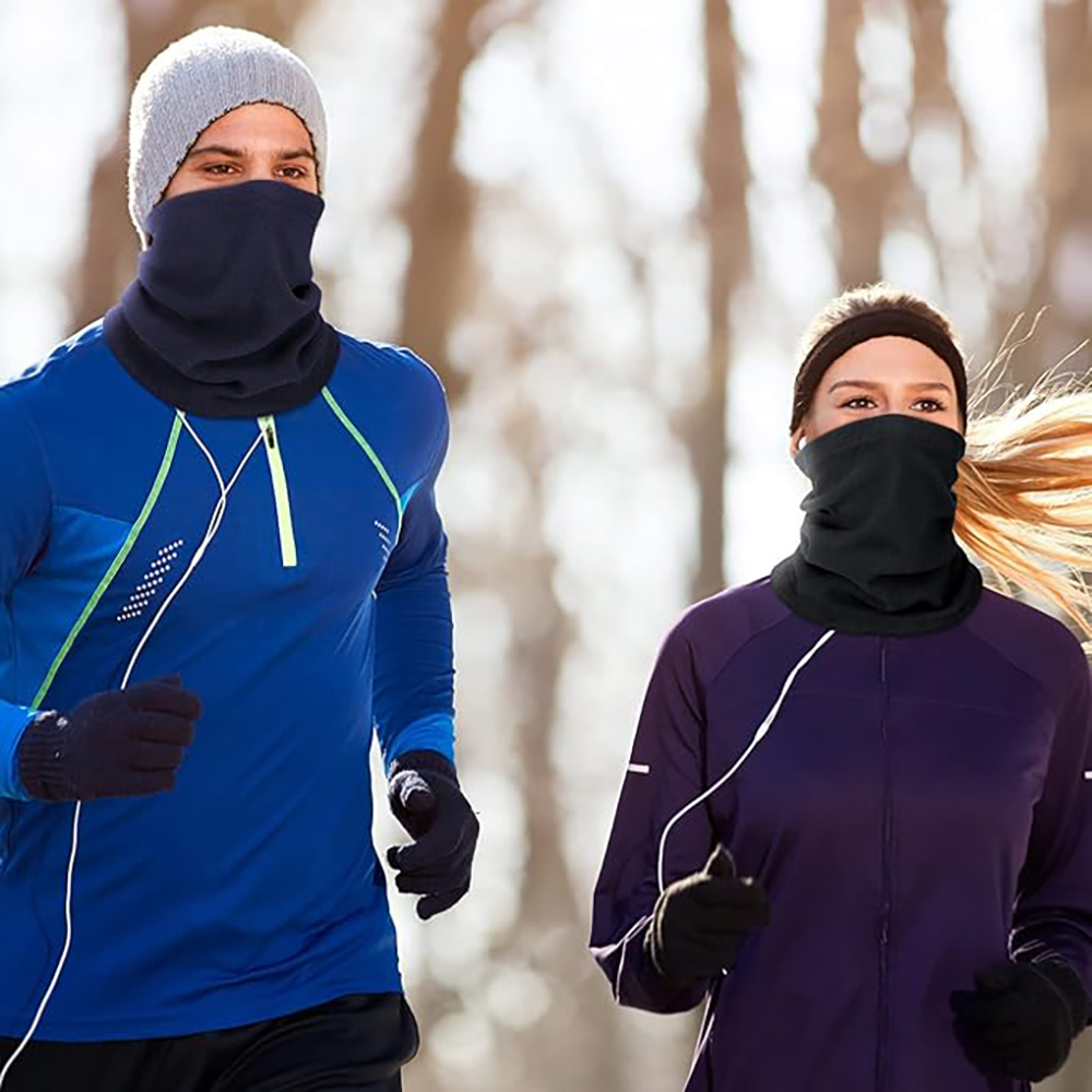 Winter Neck Gaiter Warmer Wind - Winter Headband Fleece บทวิจารณ์และราคา