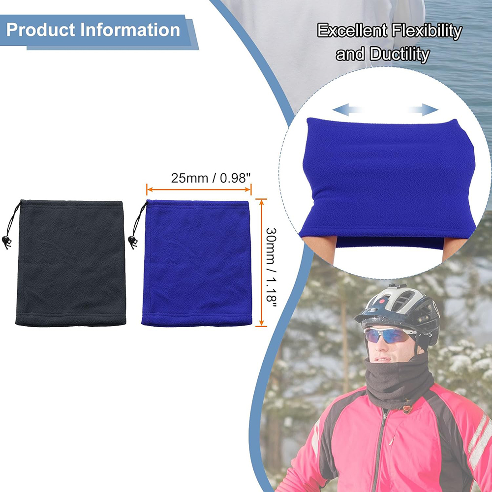 Winter Neck Gaiter Warmer Wind - Winter Headband Fleece บทวิจารณ์และราคา