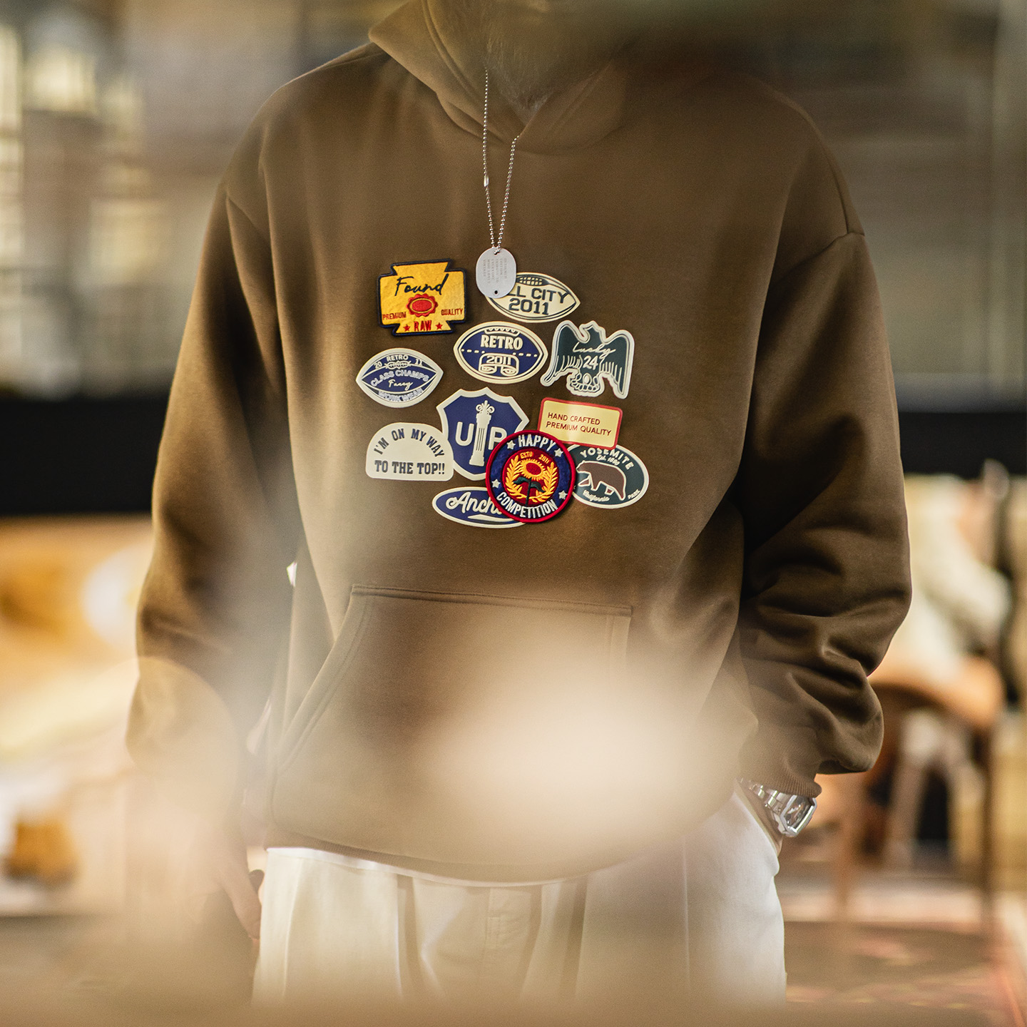 Maden Vintage Men's Embroidere - Sherpa Hoodie Fleece บทวิจารณ์และราคา