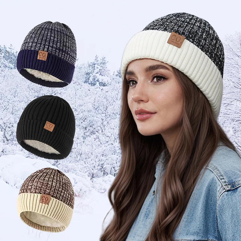 Women Brimless Cap Women Men W - Knit Beanie Hat Warm บทวิจารณ์และราคา