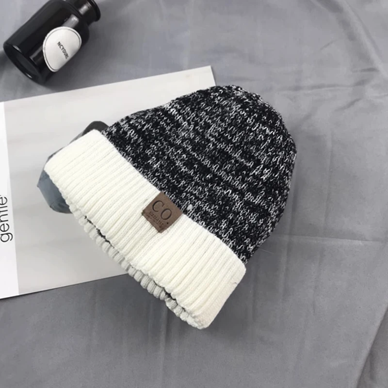 Women Brimless Cap Women Men W - Knit Beanie Hat Warm บทวิจารณ์และราคา