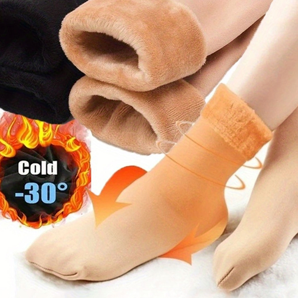 2/4 Pairs Winter Warm Thicken  - Thermal Sock Wool บทวิจารณ์และราคา