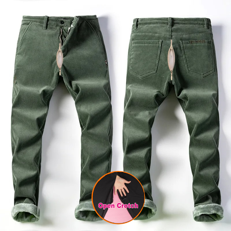 Open Crotch Men Fall Winter Fl - Corduroy Pant Warm บทวิจารณ์และราคา