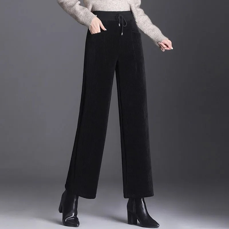 Autumn Winter Corduroy Wide Le - Corduroy Pant Warm บทวิจารณ์และราคา