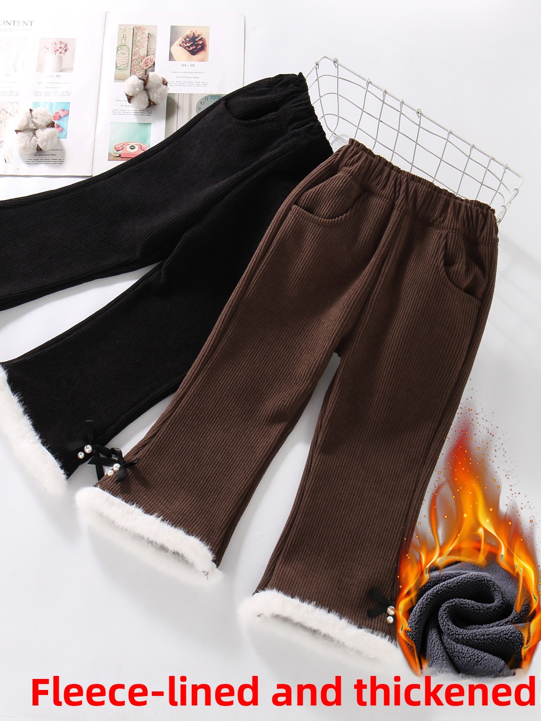 Thiened Fce Children's Bell Bo - Corduroy Pant Warm บทวิจารณ์และราคา