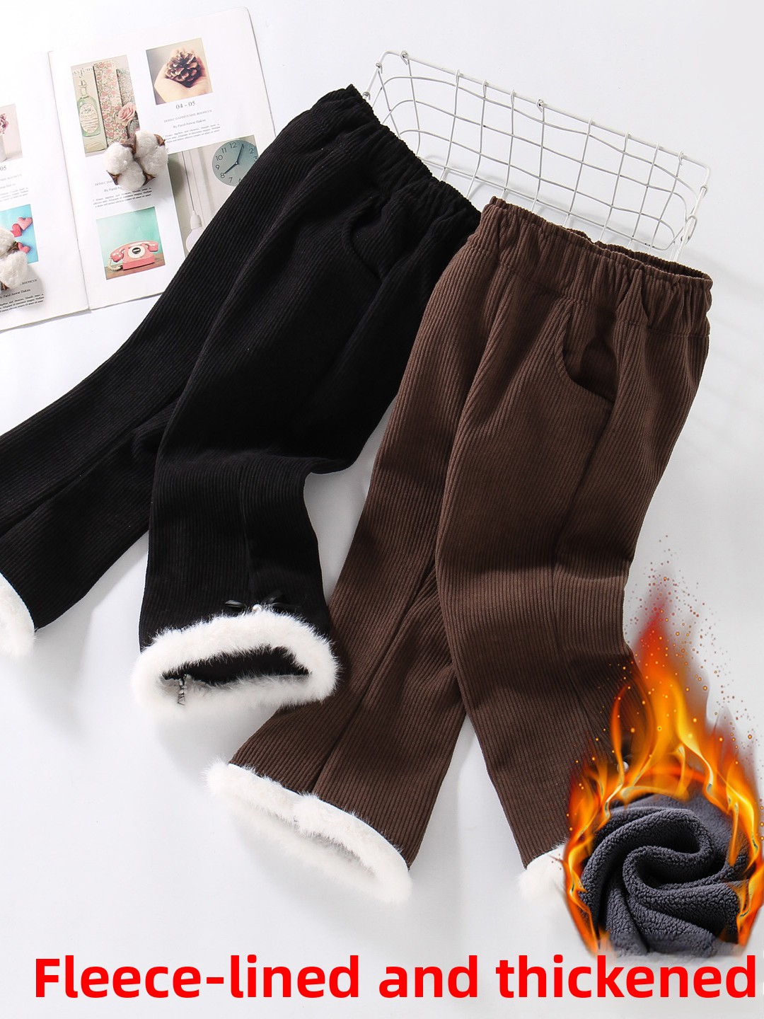 Thiened Fce Children's Bell Bo - Corduroy Pant Warm บทวิจารณ์และราคา