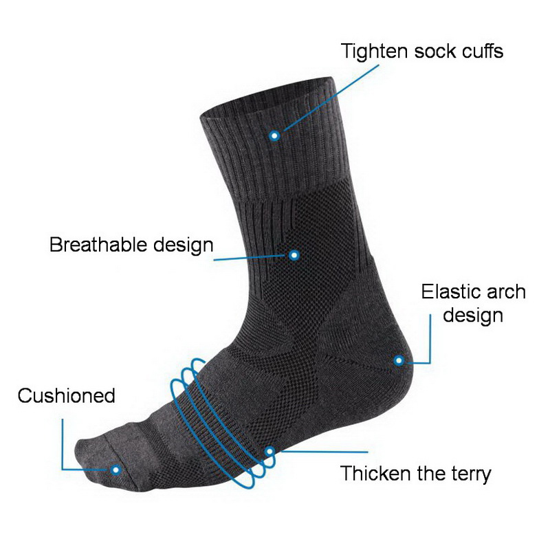 1 Pair Merino Wool Sock Winter - Thermal Sock Wool บทวิจารณ์และราคา