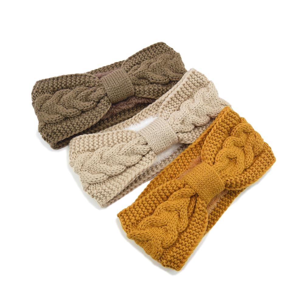 New Fuzzy Fleece Lined Headban - Winter Headband Fleece บทวิจารณ์และราคา