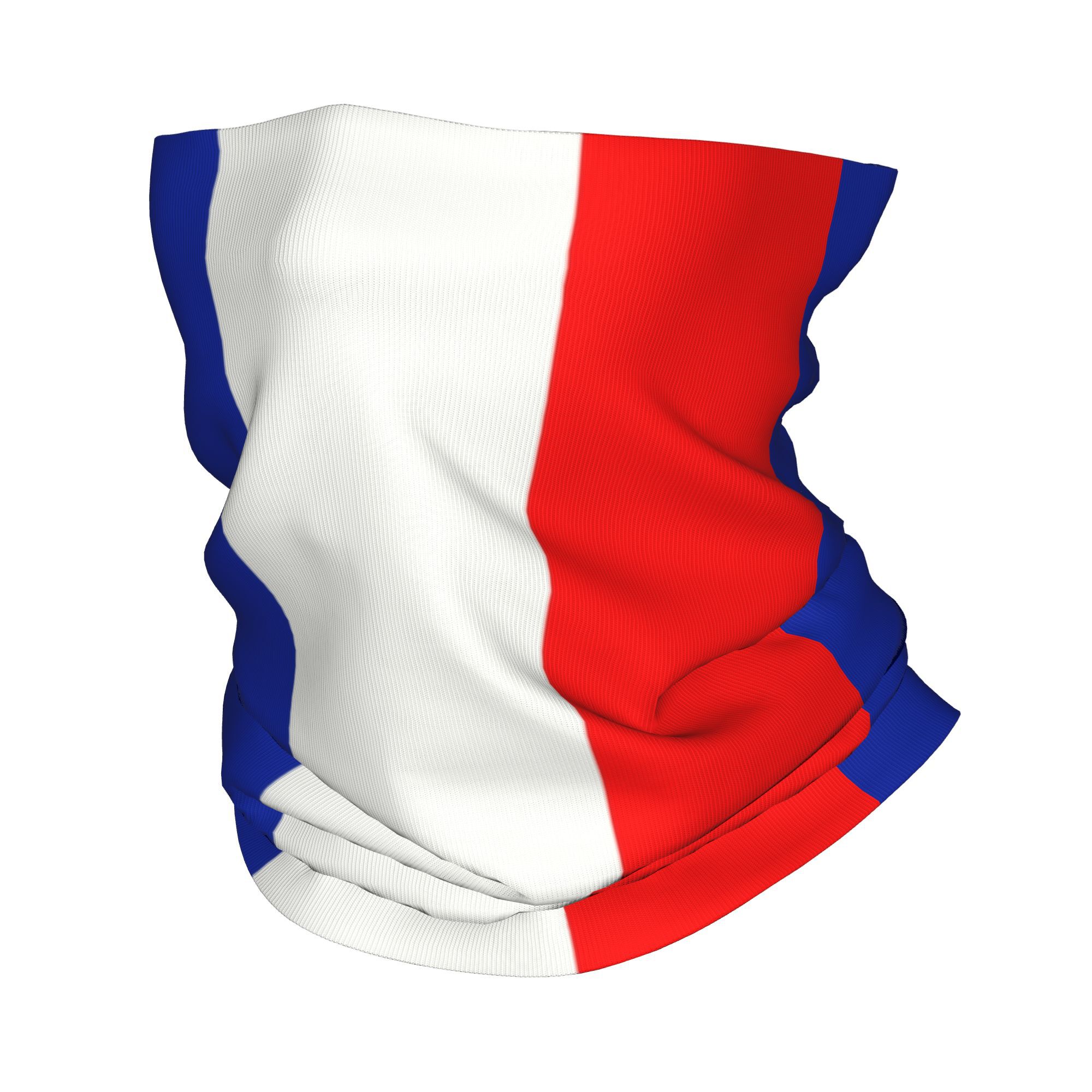 Custom French Flag France Band - Neck Gaiter Fleece บทวิจารณ์และราคา