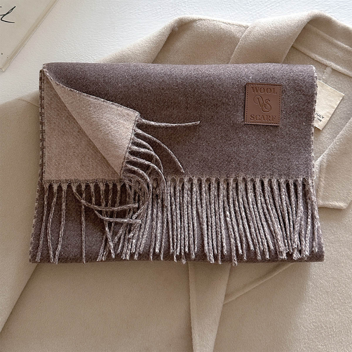 NEW Wool Winter Thick Warm Sca - Cashmere Pashmina Wrap บทวิจารณ์และราคา