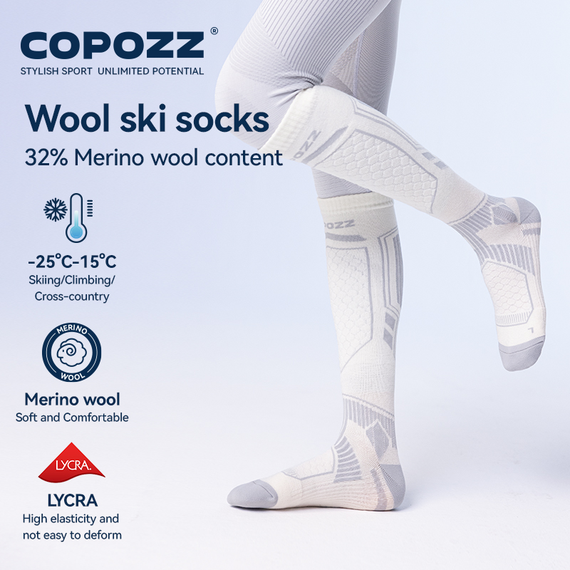 COPOZZ Merino Wool Winter Ski  - Thermal Sock Wool บทวิจารณ์และราคา